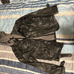 Black Biker Jacket Leather